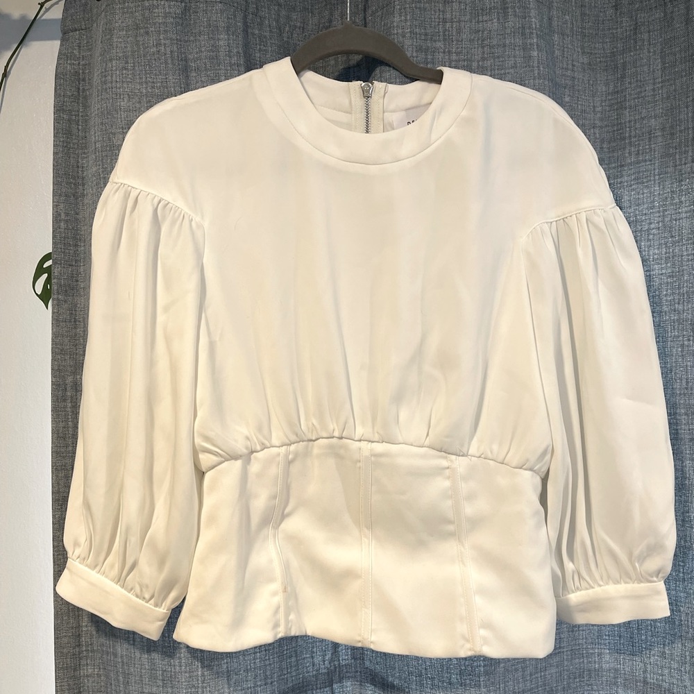 DELPHINE THE LABEL white blouse